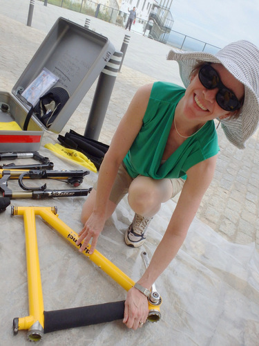 building the 'Bee' (da Vinci Tandem Bicycle).